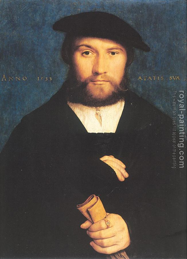 Hans The Younger Holbein : Portrait of a Member of the Wedigh Family